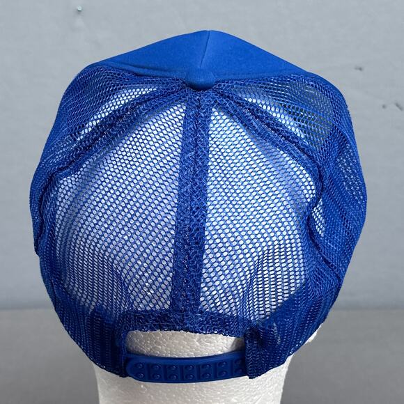 VTG Snap Back Trucker Hat Golden Spike R.V. Park Utah 90s Grandpa Cap Foam Mesh - Picture 6 of 10